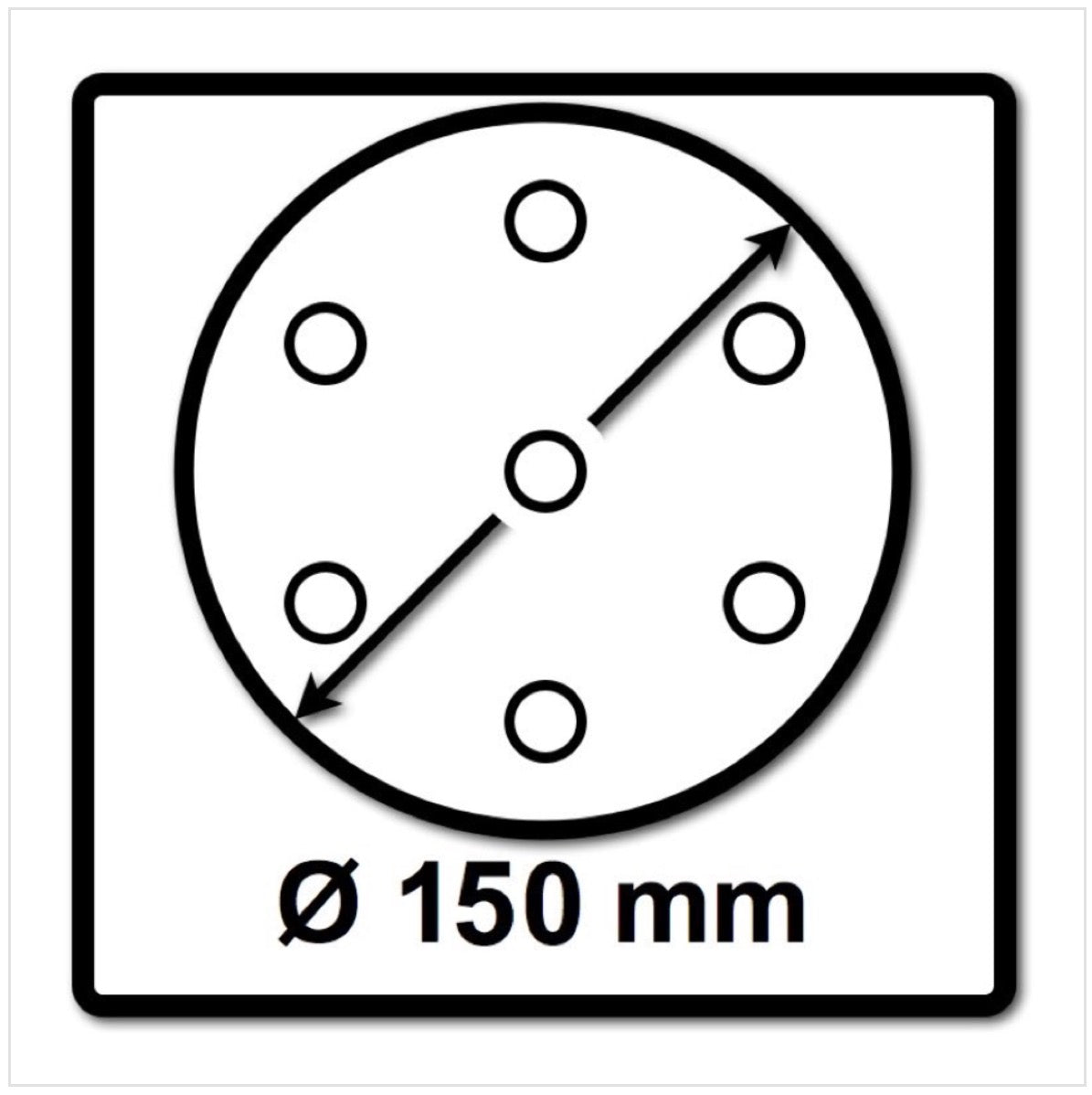 Festool STF D150/16 Rubin2 Schleifscheiben P120 RU2/50 150 mm / 50 Stück ( 499121 ) - Toolbrothers