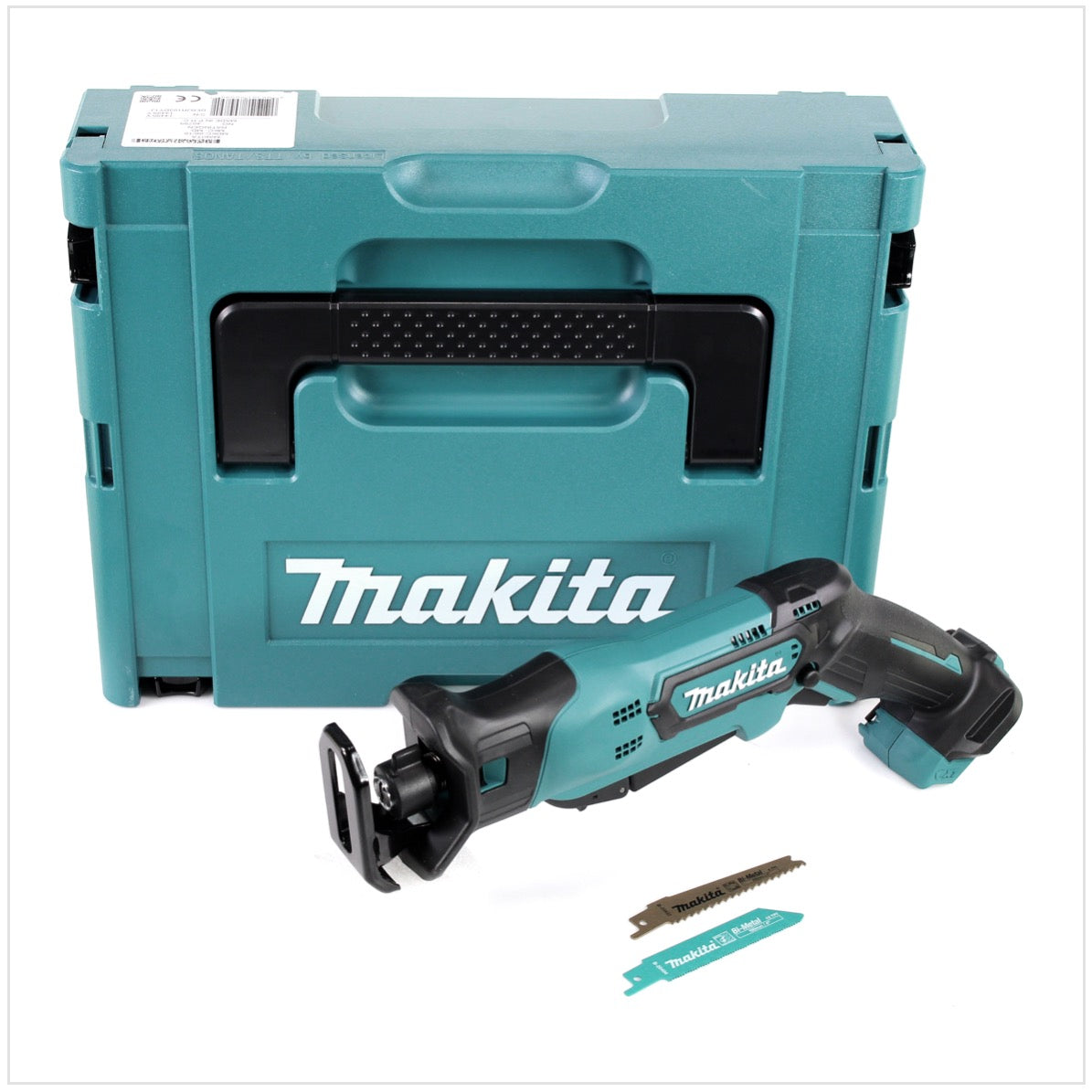 Makita JR 103 DZJ 10,8 V Akku Säbel Reciprosäge Solo im Makpac 1 Systemkoffer - Toolbrothers