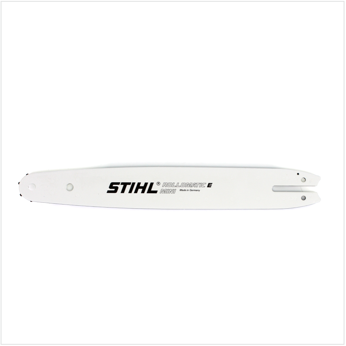 STIHL Führungsschiene Rollomatic E Mini 35cm 1,1mm 3/8" 7 Zähne  (3005 000 3909) + 2x STIHL Oilomatic Sägekette Picco Micro Mini 3 (PMM3) Halbmeißel 3/8"P  1,1mm 35 cm ( 3610 000 0050 ) - Toolbrothers