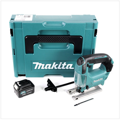 Makita JV 101 DM1J Akku Pendelhub Stichsäge 10,8V im Makpac + 1x 4,0 Ah Akku - ohne Ladegerät - Toolbrothers