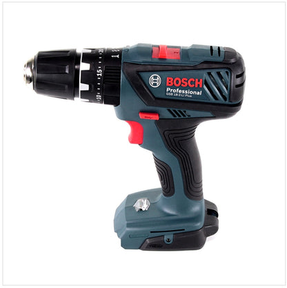 Bosch GSB 18-2-Li Plus Professional 18 V Akku Schlagbohrschrauber im Tanos Systainer® T-Loc II mit 1 x 2,0 Ah + 1 x 5,0 Ah Akku + Ladegerät - Toolbrothers