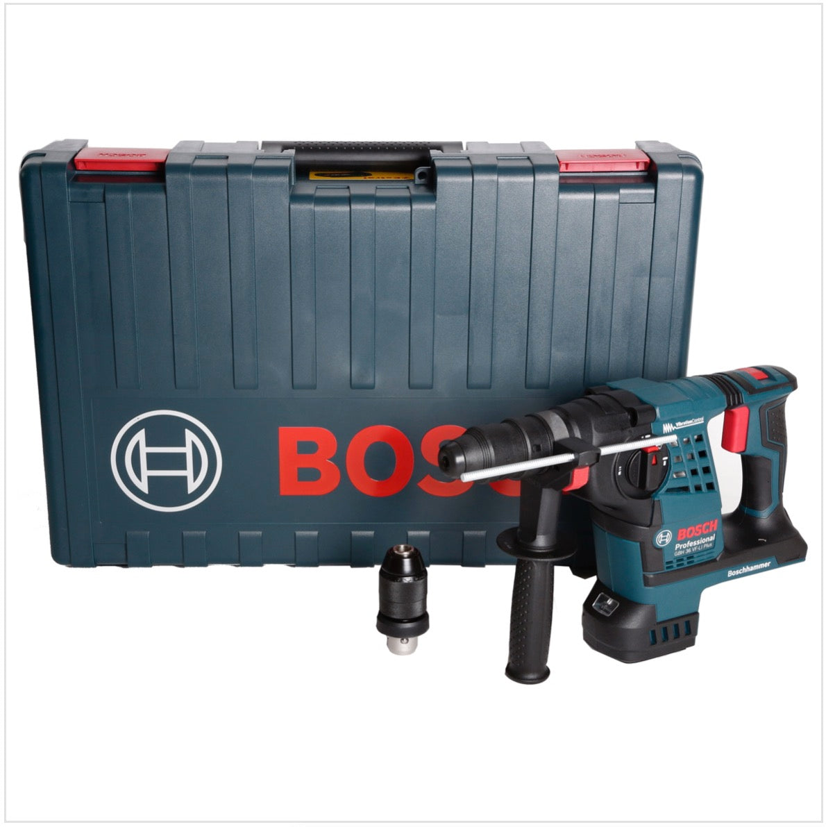 Bosch GBH 36 VF-LI Plus Akku Bohrhammer 36V SDS Plus + Wechselbohrfutter + Handwerkerkoffer - ohne Akku und Ladegerät - Toolbrothers