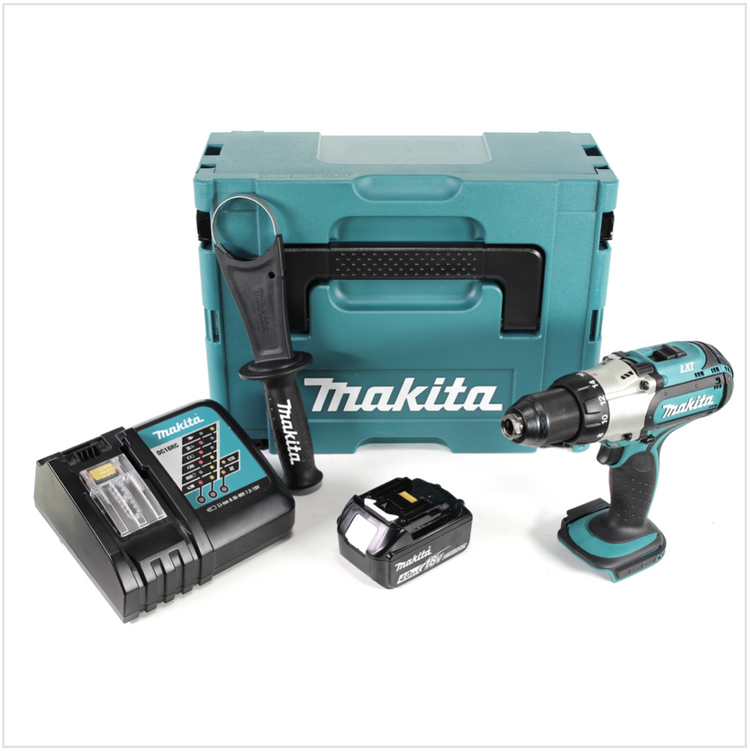 Makita DDF 451 RM1J Akku Bohrschrauber 18V 80Nm + 1x Akku 4,0Ah + Schnelladegerät im Makpac - Toolbrothers