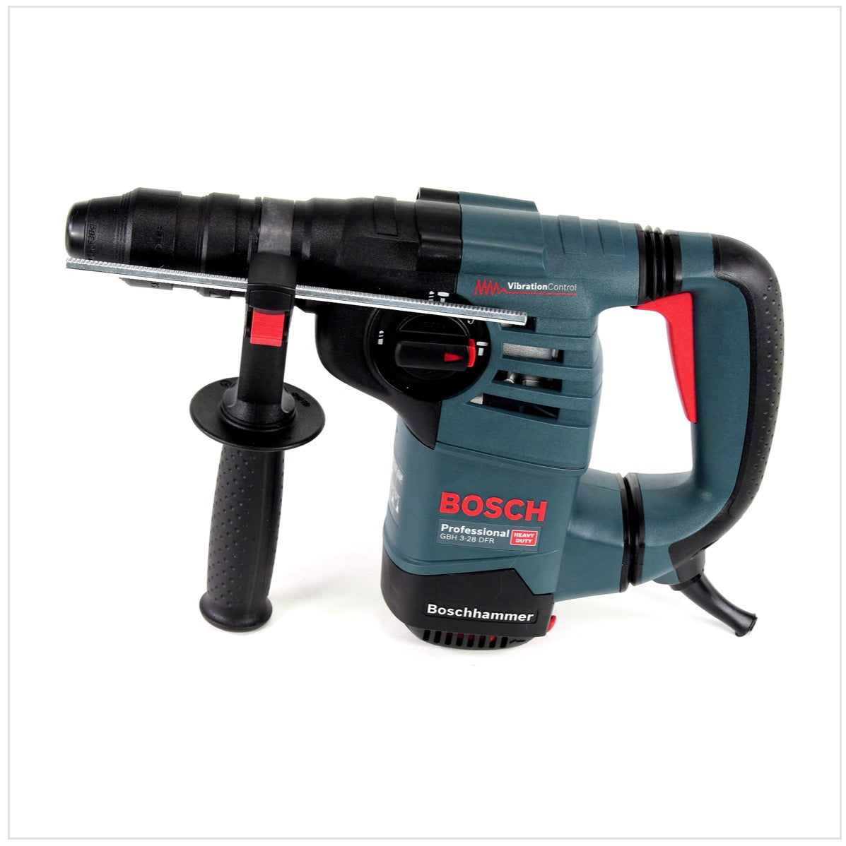 Bosch GBH 3-28 DFR Professional Bohrhammer mit Wechselfutter in L-Boxx mit 7 tlg. SDS Plus Bohrer und Meißel Set - Toolbrothers