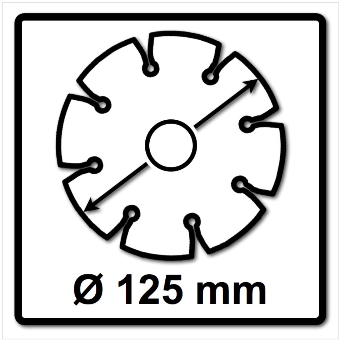 Bosch Carbide Multi Wheel Hartmetall Trennscheibe 125 mm ( 2608623013 ) - Toolbrothers