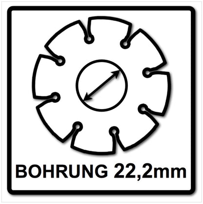 Bosch Carbide Multi Wheel Hartmetall Trennscheibe 125 mm ( 2608623013 ) - Toolbrothers