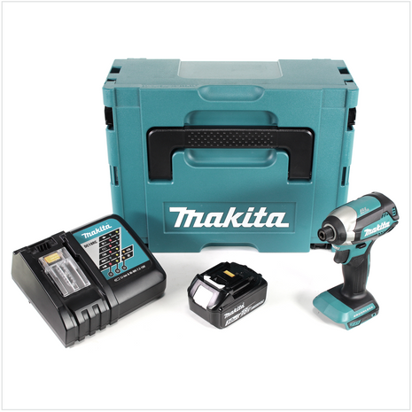 Makita DTD 153 RF1J 18 V Akku Brushless Schlagschrauber im Makpac + 1x 3,0 Ah Li-Ion Akku + 1x Ladegerät - Toolbrothers