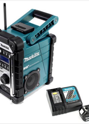 Makita DMR 110 Digital Baustellen Radio DAB+ inkl. 1x BL 1840 B 4,0 Ah Akku + DC 18 RC Schnell Ladegerät - Toolbrothers