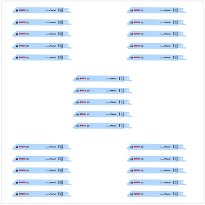 Bosch 25 Säbelsägeblätter S 918 AF 150 mm Basic for Metal ( 5 x 2608651780 ) - Toolbrothers