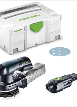 Festool ETSC 125 Akku Exzenterschleifer 18V 125mm brushless + 1x ACA 220-240/18V Ergo Netzadapter + Systainer - Toolbrothers