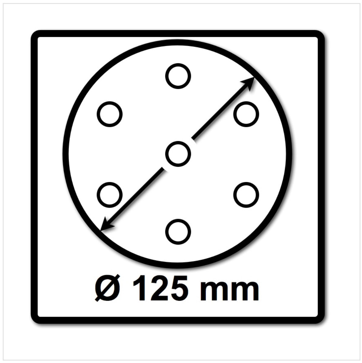 Festool STF D125 P120 GR NET/50 Filet abrasif grenat (203296) pour RO 125, ES 125, ETS 125, ETSC 125, ES-ETS 125, ES-ETSC 125, ETS EC 125, LEX 125