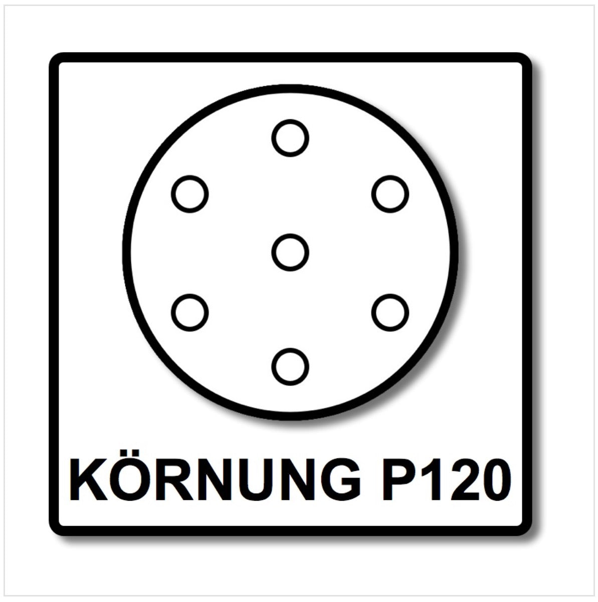 Festool STF D125 P120 GR NET/50 Filet abrasif grenat (203296) pour RO 125, ES 125, ETS 125, ETSC 125, ES-ETS 125, ES-ETSC 125, ETS EC 125, LEX 125