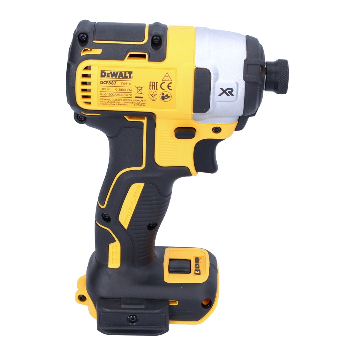 DeWalt DCF 887 NT Akku Schlagschrauber 18 V 205 Nm 1/4" Brushless + TSTAK - ohne Akku, ohne Ladegerät - Toolbrothers