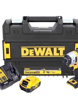 DeWalt DCF 887 P1T Akku Schlagschrauber 18 V 205 Nm 1/4" Brushless + 1x Akku 5,0 Ah + Ladegerät + TSTAK - Toolbrothers