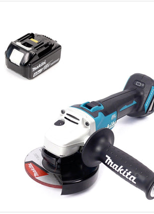 Makita DGA 504 M1 Akku Winkelschleifer 18 V 125mm Brushless + 1x Akku 4,0Ah - ohne Ladegerät - Toolbrothers