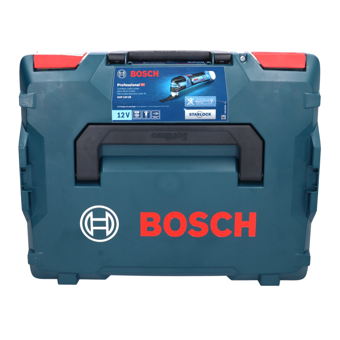 Bosch GOP 12V-28 Professional Akku Multi Cutter 12 V Brushless + 2x Akku 3,0 Ah + Ladegerät + L-Boxx - Toolbrothers