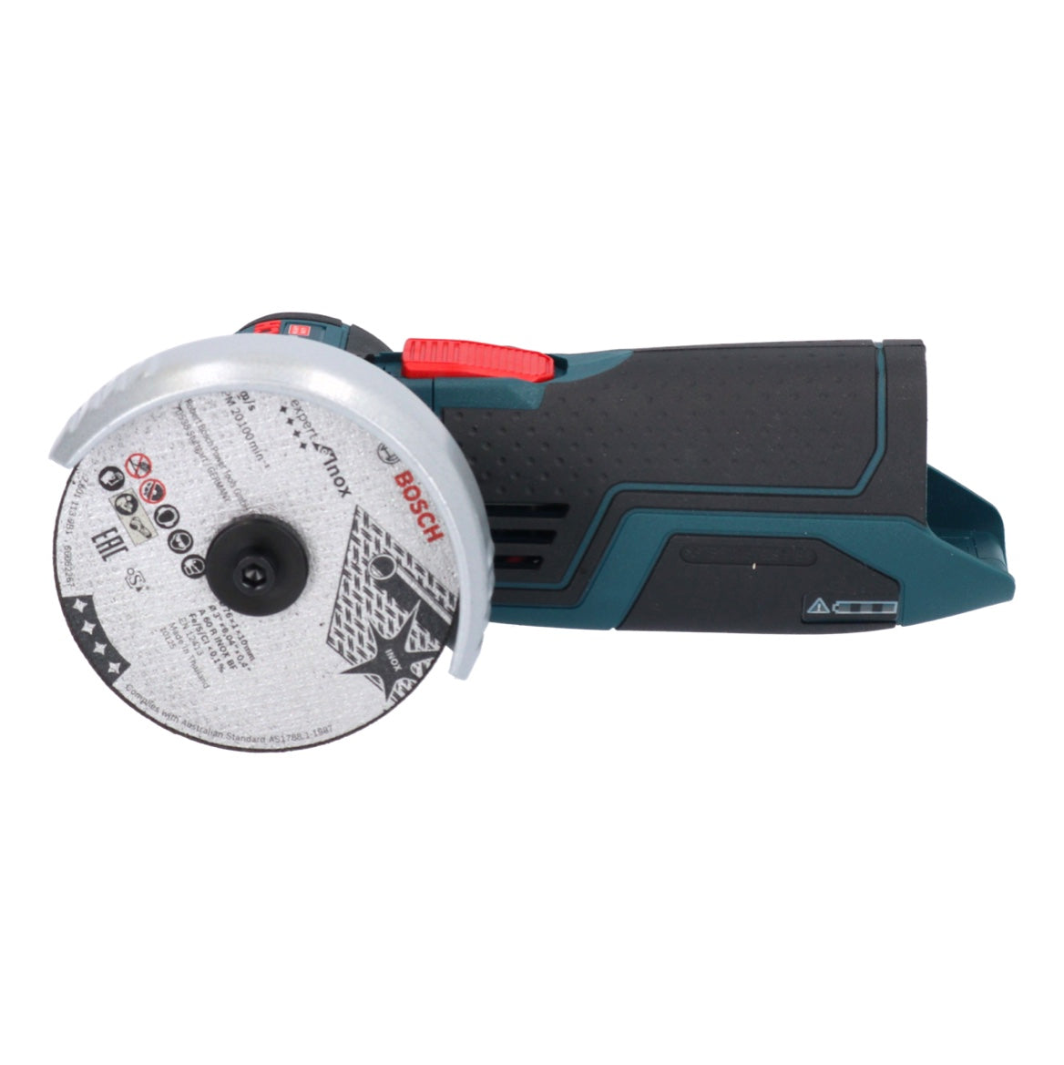 Bosch GWS 12V-76 Professional Akku Winkelschleifer 12 V 76 mm Brushless + 2x Akku 3,0 Ah + Ladegerät + L-Boxx - Toolbrothers