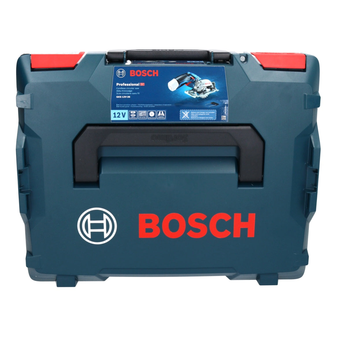 Bosch GKS 12V-26 Professional Akku Handkreissäge 12 V 85 mm + 1x Akku 3,0 Ah + Ladegerät + L-Boxx - Toolbrothers