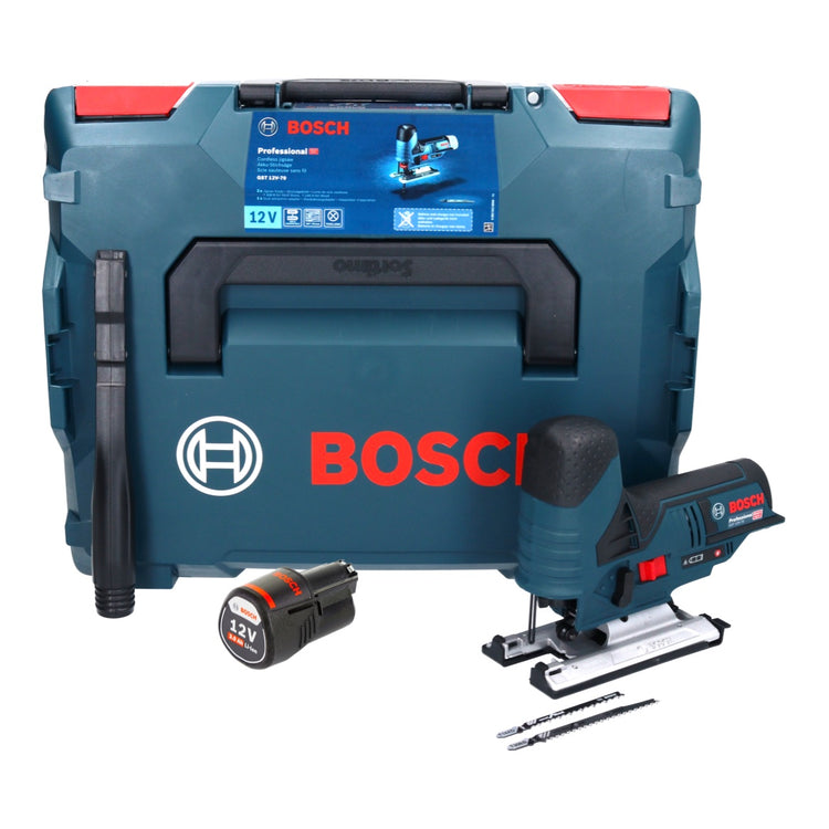 Bosch GST 12V-70 Professional Akku Stichsäge 12 V + 1x Akku 3,0 Ah + L-Boxx - ohne Ladegerät - Toolbrothers