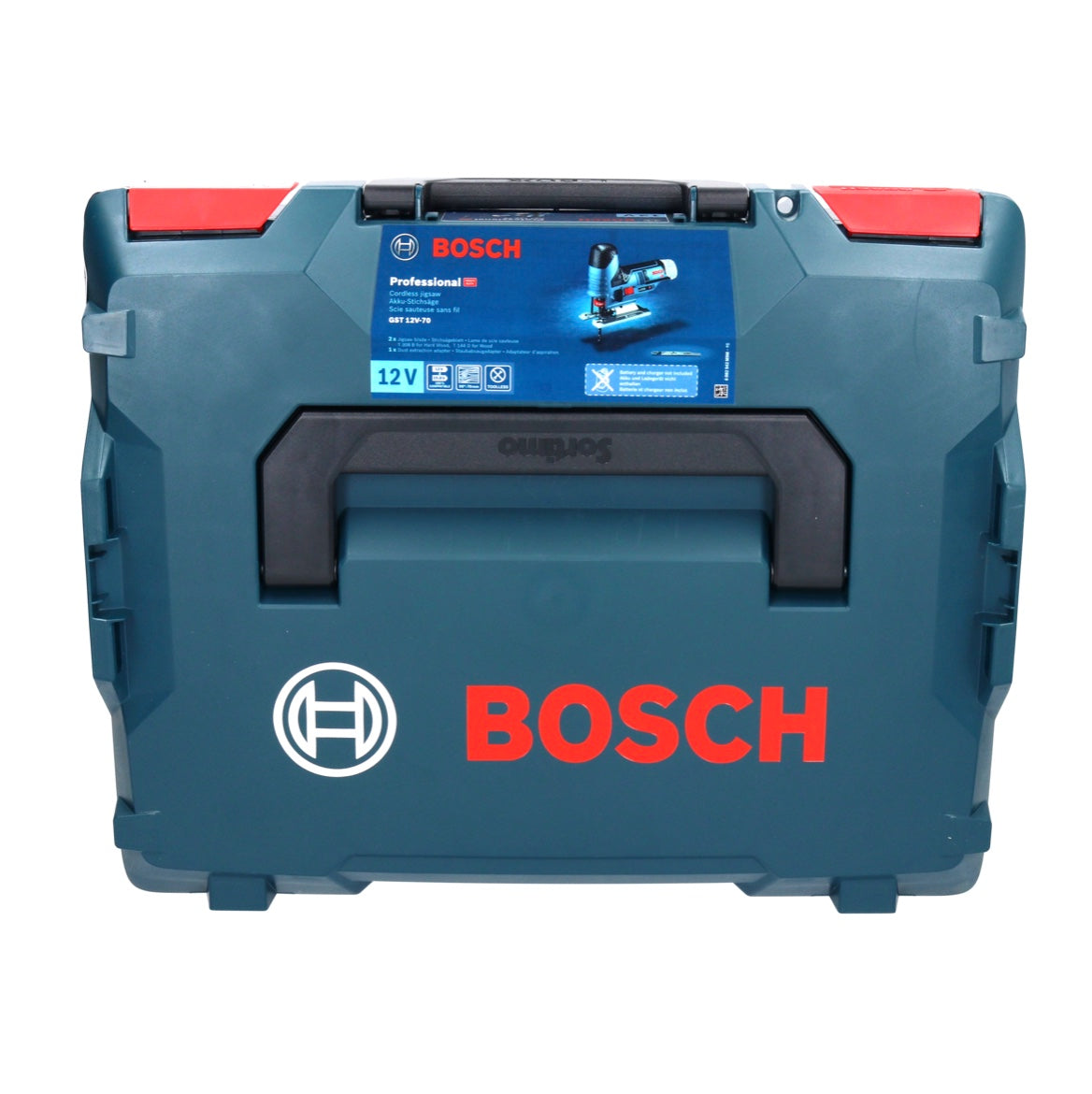 Bosch GST 12V-70 Professional Akku Stichsäge 12 V + 1x Akku 6,0 Ah + L-Boxx - ohne Ladegerät - Toolbrothers