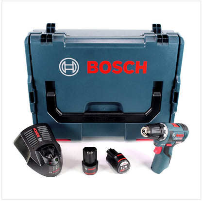 Bosch GSR 12V-20 Professional Akku Bohrschrauber Brushless 20Nm + L-Boxx + 2x Akku 3,0Ah + 1x Ladegerät - Toolbrothers