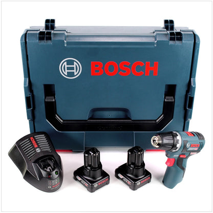 Bosch GSR 12V-20 Professional Akku Bohrschrauber Brushless 20Nm + L-Boxx + 2x Akku 6,0Ah + 1x Ladegerät - Toolbrothers