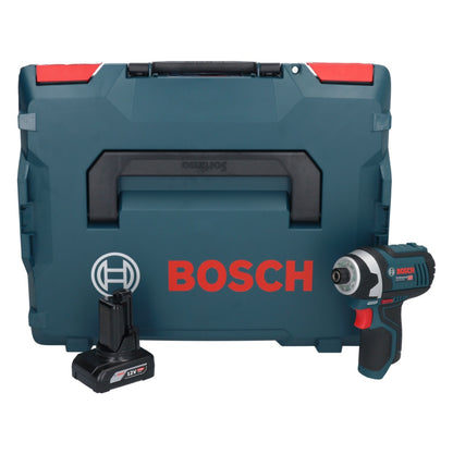 Bosch GDR 12V-105 Professional Akku Drehschlagschrauber 12 V 105 Nm 1/4" + 1x Akku 6,0 Ah + L-Boxx - ohne Ladegerät - Toolbrothers