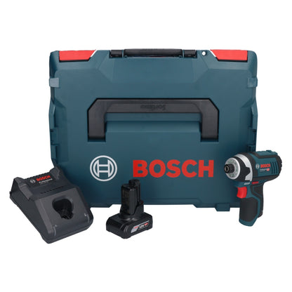 Bosch GDR 12V-105 Professional Akku Drehschlagschrauber 12 V 105 Nm 1/4" + 1x Akku 6,0 Ah + Ladegerät + L-Boxx - Toolbrothers