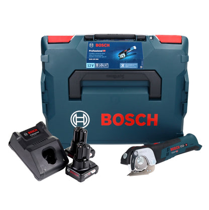 Bosch GUS 12V-300 Professional Akku Universalschere 12 V + 2x Akku 6,0 Ah + Ladegerät + L-Boxx - Toolbrothers