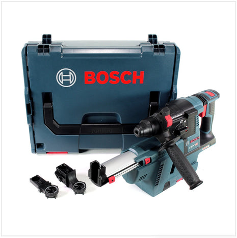 Bosch GBH 18 V-26 Akku Bohrhammer Professional SDS-Plus + GDE 18V-16 Staubabsaugung + L-Boxx - ohne Akku, ohne Ladegerät - Toolbrothers