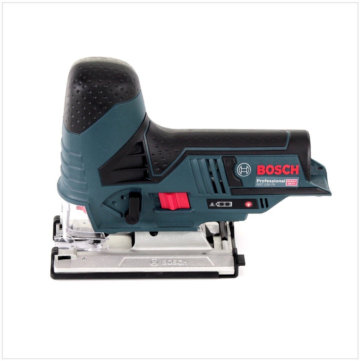 Bosch GST 12V-70 Akku Stichsäge Solo + Einlage + 40 tlg. Tough Box Wood / Metal Stichsägeblätter - Toolbrothers