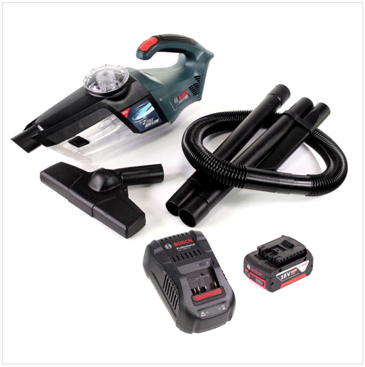 Bosch GAS 18V-1 Professional Li-Ion Akku Staubsauger Hand Sauger + 1x GBA 6,0 Ah Akku + GAL 1880 CV Ladegerät - Toolbrothers