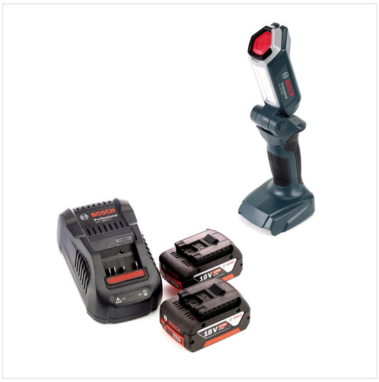 Bosch GLI 18V-300 Akku LED Lampe 18V 300lm + 2x 5,0 Ah Akku + Ladegerät - Toolbrothers