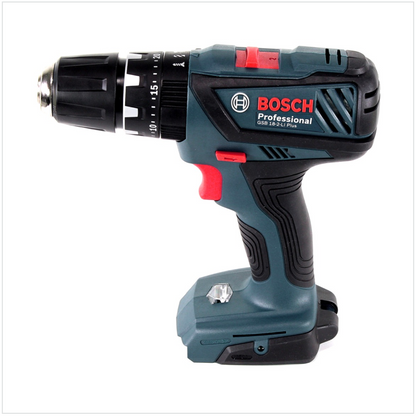 Bosch GSB 18-2-Li Plus Professional Akku Schlagbohrschrauber mit 2 x 2 Ah Akkus + Ladegerät + L-BOXX + Bosch 5 tlg. Steinbohrer Set Impact 4 - 10 mm - Toolbrothers