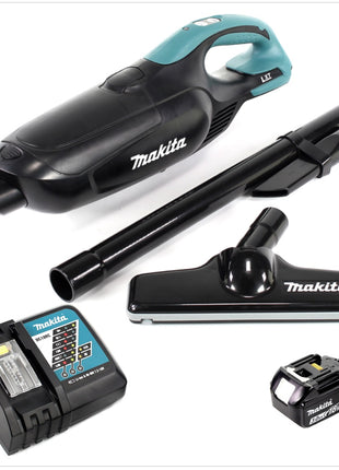 Makita DCL 182 RF1 B Akku Staubsauger 18 V Schwarz + 1x Akku 3,0 Ah + Ladegerät - Toolbrothers