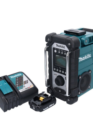 Makita DMR 107 RA1 Akku Baustellen Radio 7,2 - 18 V + 1x Akku 2,0 Ah + Ladegerät - Toolbrothers