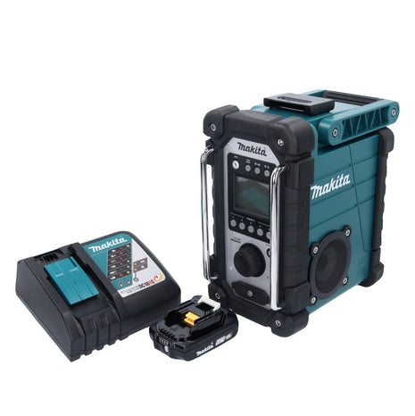 Makita DMR 107 RA1 Akku Baustellen Radio 7,2 - 18 V + 1x Akku 2,0 Ah + Ladegerät - Toolbrothers