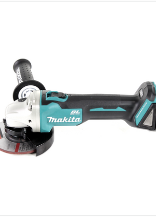 Makita DGA 504 M1J Meuleuse d'angle sur batterie 18V 125mm brushless + 1x batterie 4,0Ah + Makpac - sans chargeur