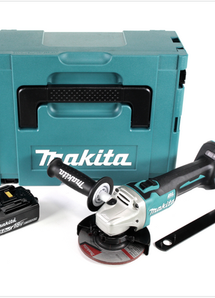 Makita DGA 504 T1J Akku Winkelschleifer 18V 125mm Brushless + 1x Akku 5,0Ah + Makpac - ohne Ladegerät - Toolbrothers