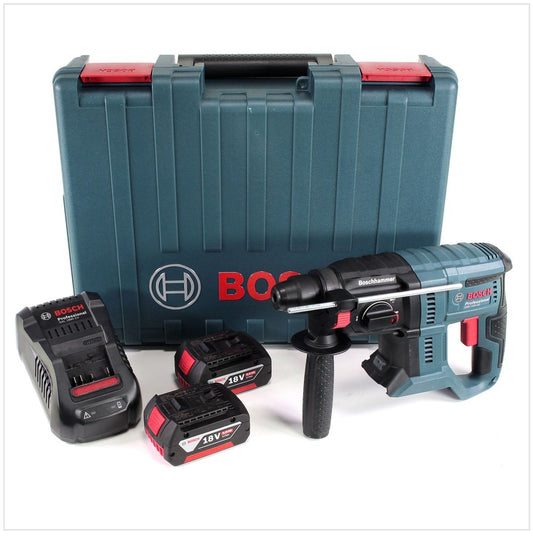 Bosch GBH 18V-20 Akku Bohrhammer 18V ( 0611911003 ) 1,7J SDS-Plus im Transportkoffer + 2x 5,0 Ah Akku + Ladegerät - Toolbrothers