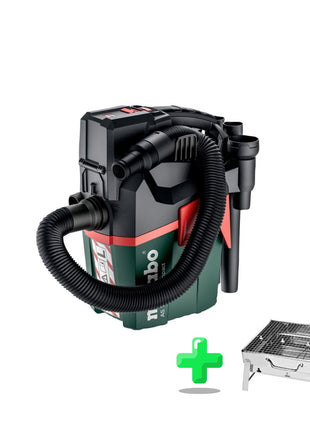 Metabo AS 18 L PC Aspirateur à batterie compact 18 V 6 l IPX4 classe de poussière L (602028850) + barbecue au charbon d'extérieur Toolbrothers