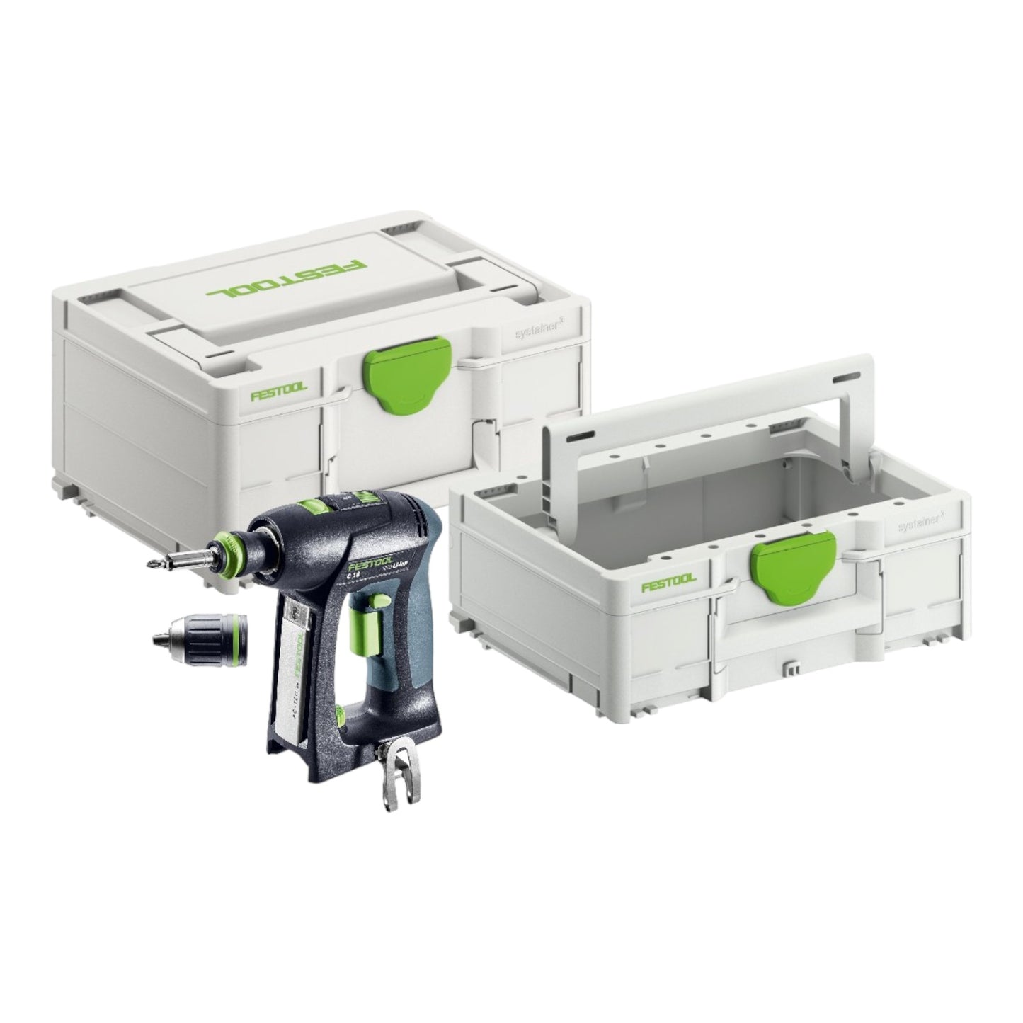 Festool C 18 Basic Perceuse-visseuse sans fil 18 V 45 Nm sans balais Solo + Systainer + Systainer ToolBox SYS3 TB M 137