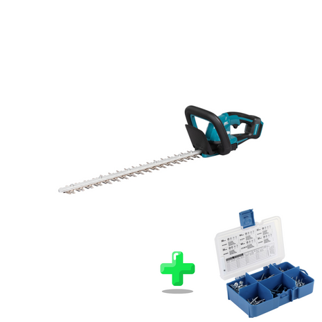 Makita DUH 506 Z Akku Heckenschere 18 V 50 cm Brushless + KREG Pocket-Hole Schrauben Sortiment 260-teilig ( SK04 )