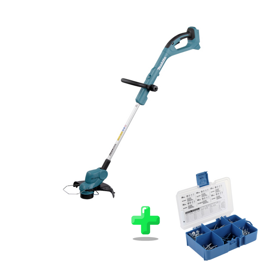 Coupe-herbe sans fil Makita DUR 193 Z 18 V 26 cm + assortiment de vis à trou de poche KREG 260 pièces (SK04)