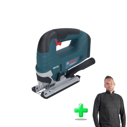 Bosch GST 18V-125 B Scie sauteuse professionnelle sans fil 18 V 125 mm sans balais + Sweat-shirt Toolbrothers quart de zip