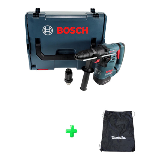 Bosch GBH 3-28 DFR Professional Bohrhammer mit Wechselfutter in L-Boxx SDS Plus ( 061124A004 ) + Makita Rucksackbeutel / Zubehörtasche