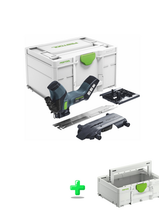 Scie à isolant sans fil Festool ISC 240 EB-Basic 18 V 240 mm (576571) + Systainer + Festool Systainer ToolBox SYS3 TB M 137 (204865) T-LOC