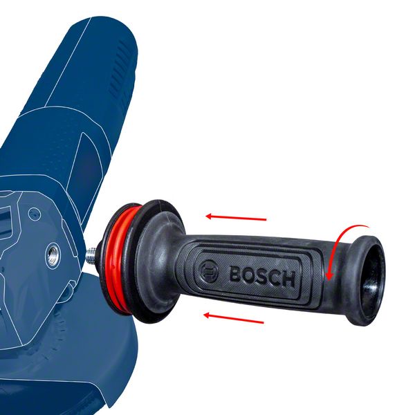 Bosch EXPERT Vibration Control Handgriff M10 169 x 69 mm ( 2608900000 ) für Winkelschleifer - Nachfolger von 2602025171