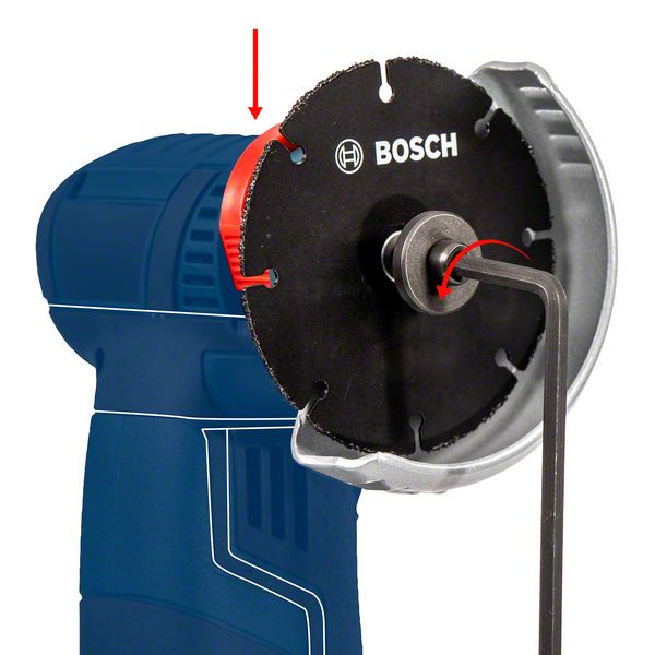 Disque à tronçonner Bosch EXPERT Carbide Multi Wheel 115 x 22,23 mm 1 pièce (2608901188) Carbide Technology