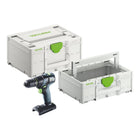 Festool TXS 18-Basic perceuse-visseuse sans fil 18 V 40 Nm sans balais (576894) + Systainer (avec Systainer ToolBox SYS3 TB M 137)